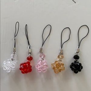 Colorful crystal keychain/ accessories